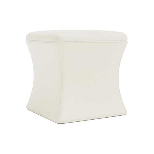 Bernhardt Roscoe Leather Ottoman Without Nails — N9000LX