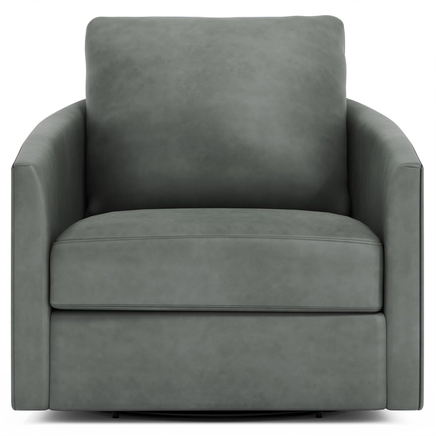 Bernhardt Astoria Leather Swivel Chair — N9022SL
