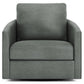 Bernhardt Astoria Leather Swivel Chair — N9022SL