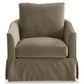 Bernhardt Astoria Skirted Fabric Swivel Chair — N9024S