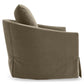 Bernhardt Astoria Skirted Fabric Swivel Chair — N9024S