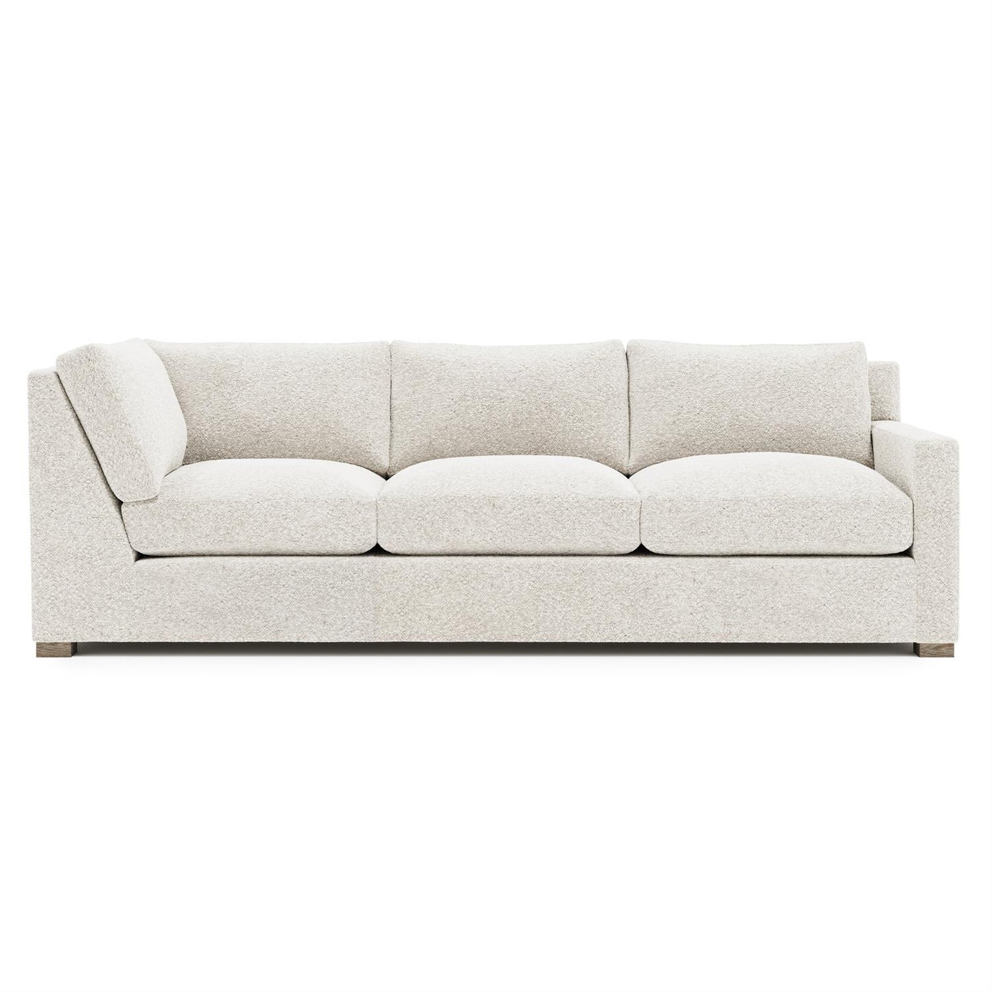Bernhardt Kelsey Fabric Right Arm Return Sofa Without Pillows — N9693Y