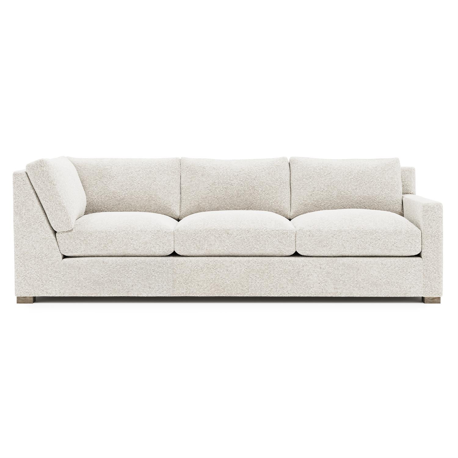 Bernhardt Kelsey Fabric Right Arm Return Sofa Without Pillows — N9693Y