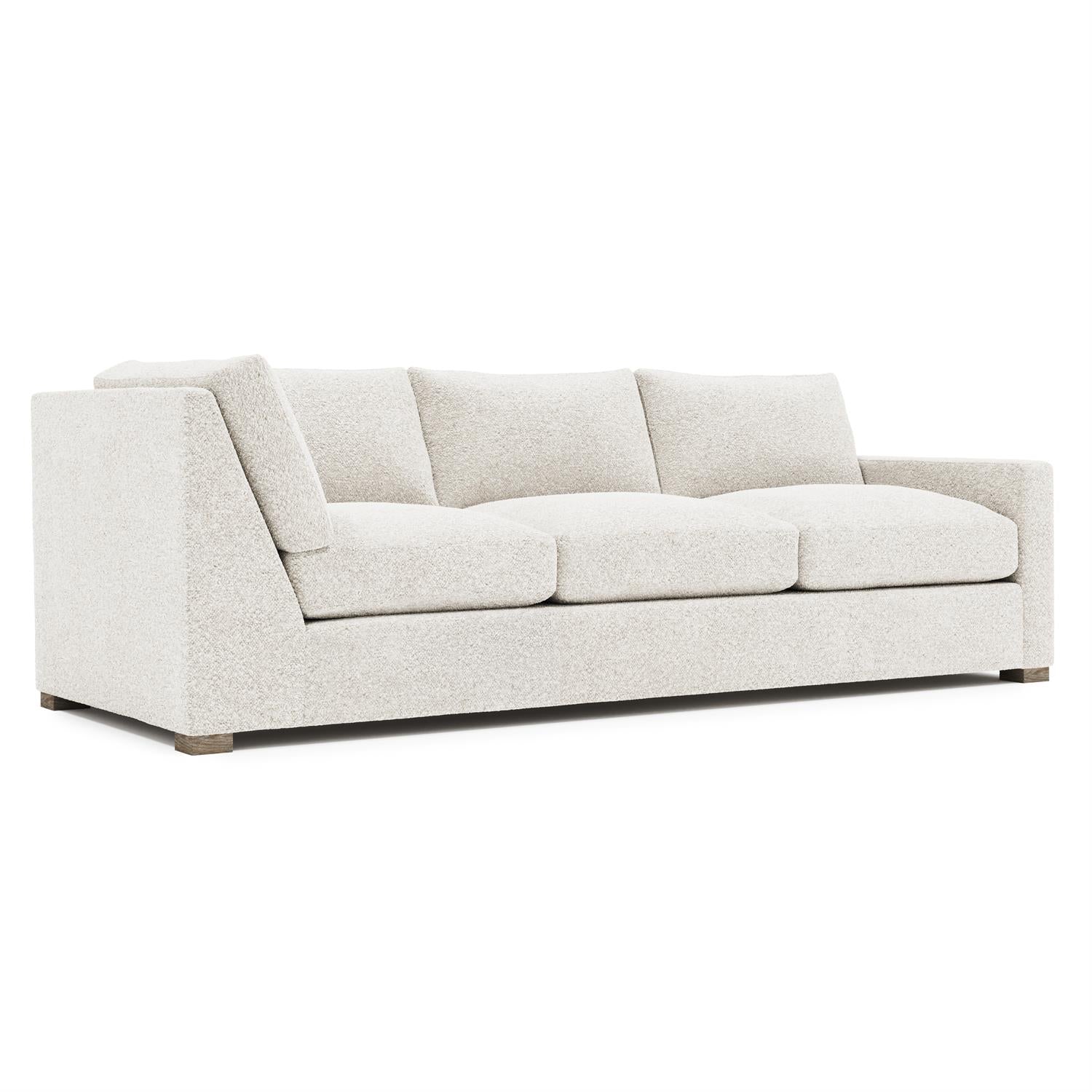 Bernhardt Kelsey Fabric Right Arm Return Sofa Without Pillows — N9693Y