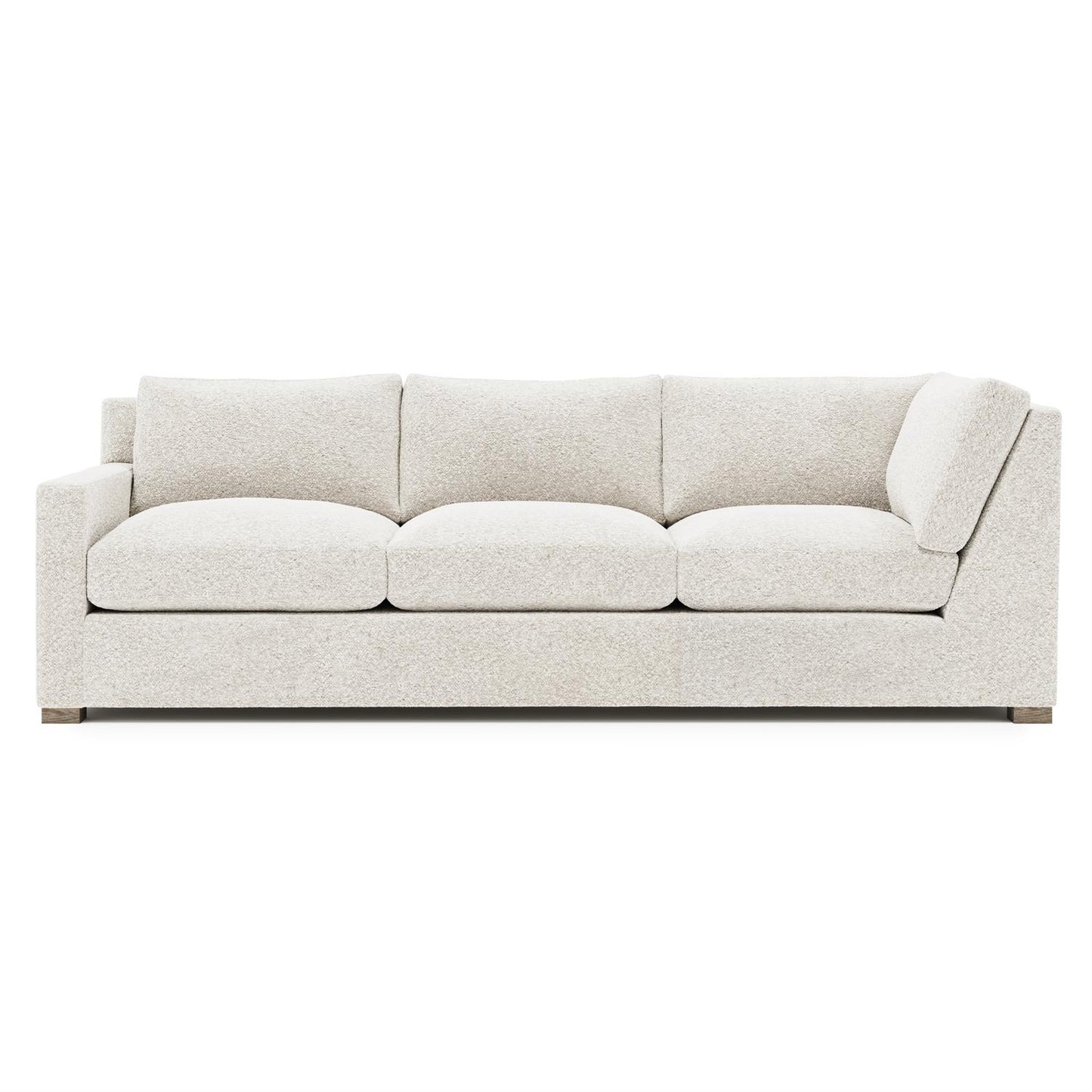 Bernhardt Kelsey Fabric Left Arm Return Sofa Without Pillows — N9694Y