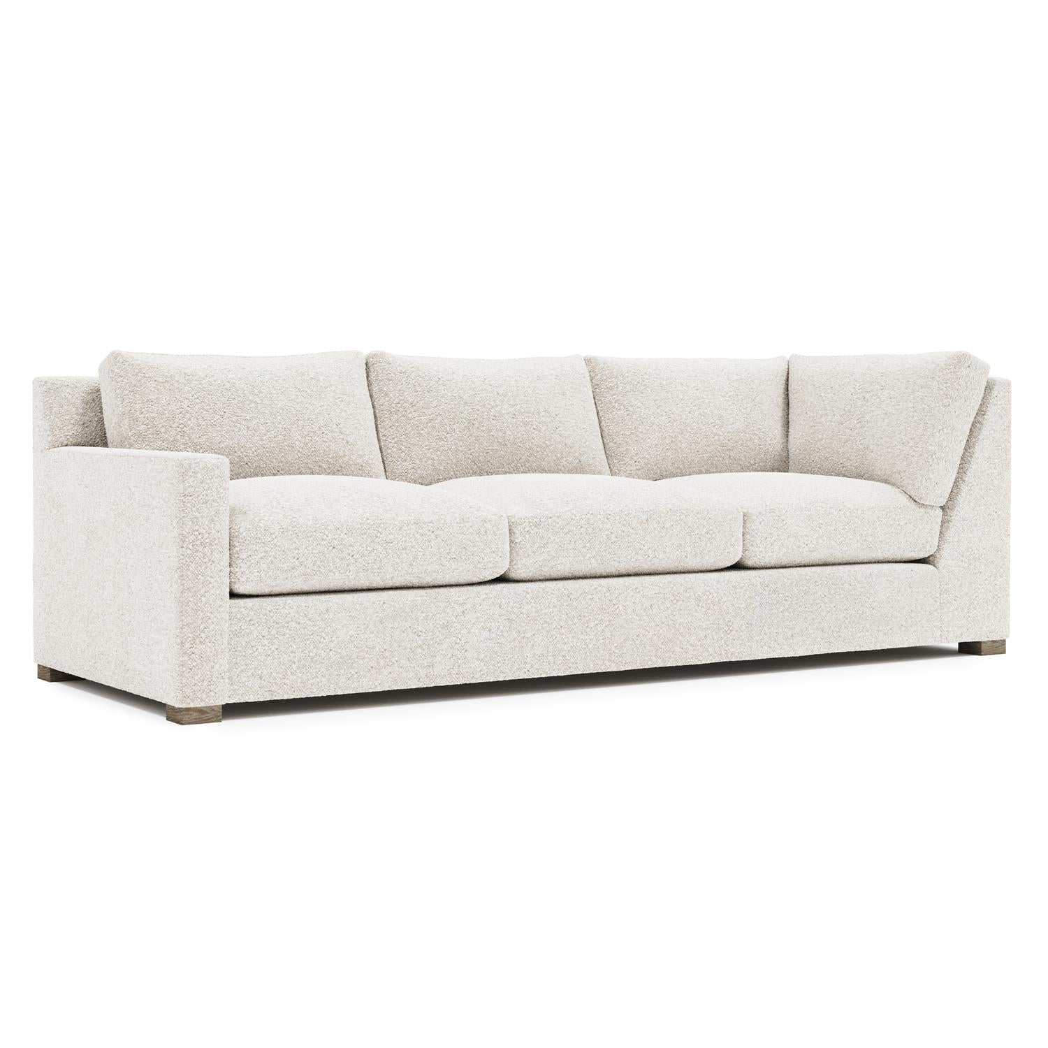 Bernhardt Kelsey Fabric Left Arm Return Sofa Without Pillows — N9694Y
