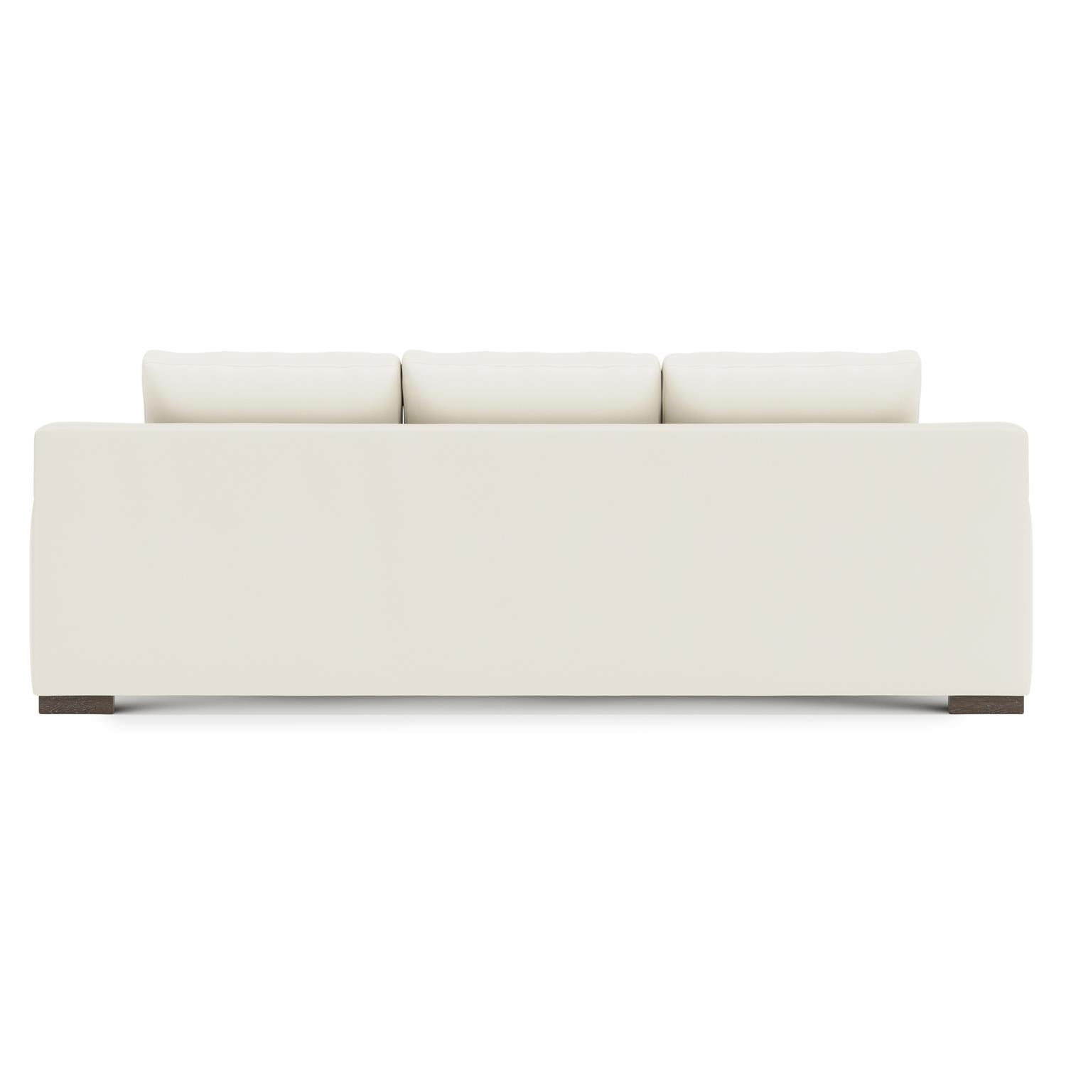 Bernhardt Andie Leather Sofa Without Pillows — N9727LY