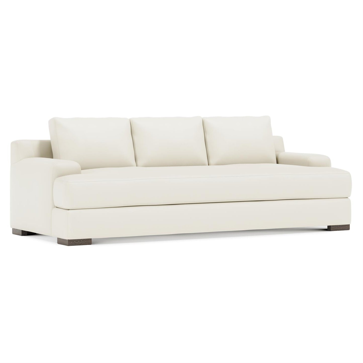 Bernhardt Andie Leather Sofa Without Pillows — N9727LY