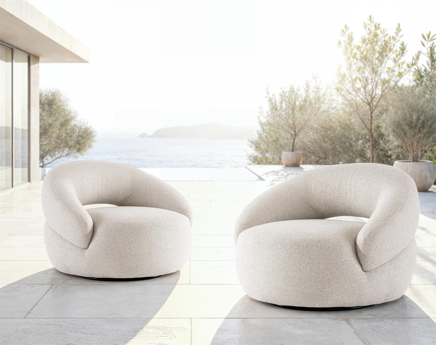 Bernhardt Cascais Outdoor Swivel Chair — O8702S