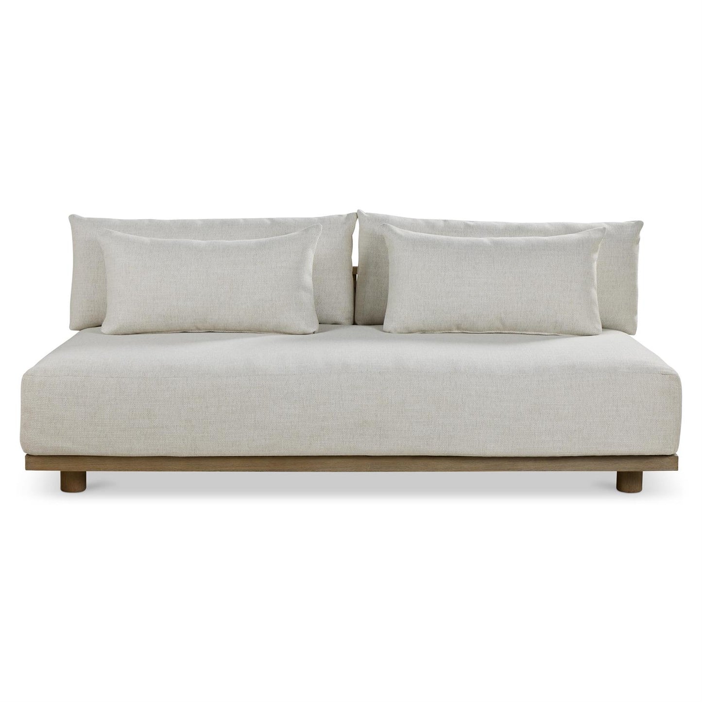 Bernhardt Zen Outdoor Armless Loveseat — O8940