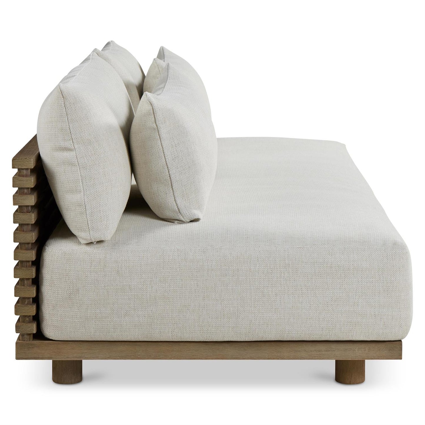 Bernhardt Zen Outdoor Armless Loveseat — O8940