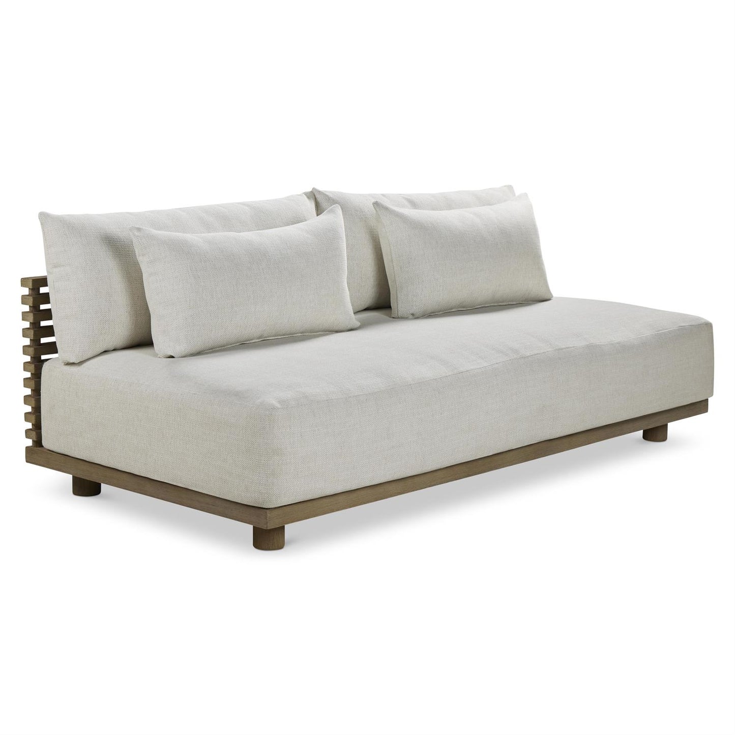 Bernhardt Zen Outdoor Armless Loveseat — O8940