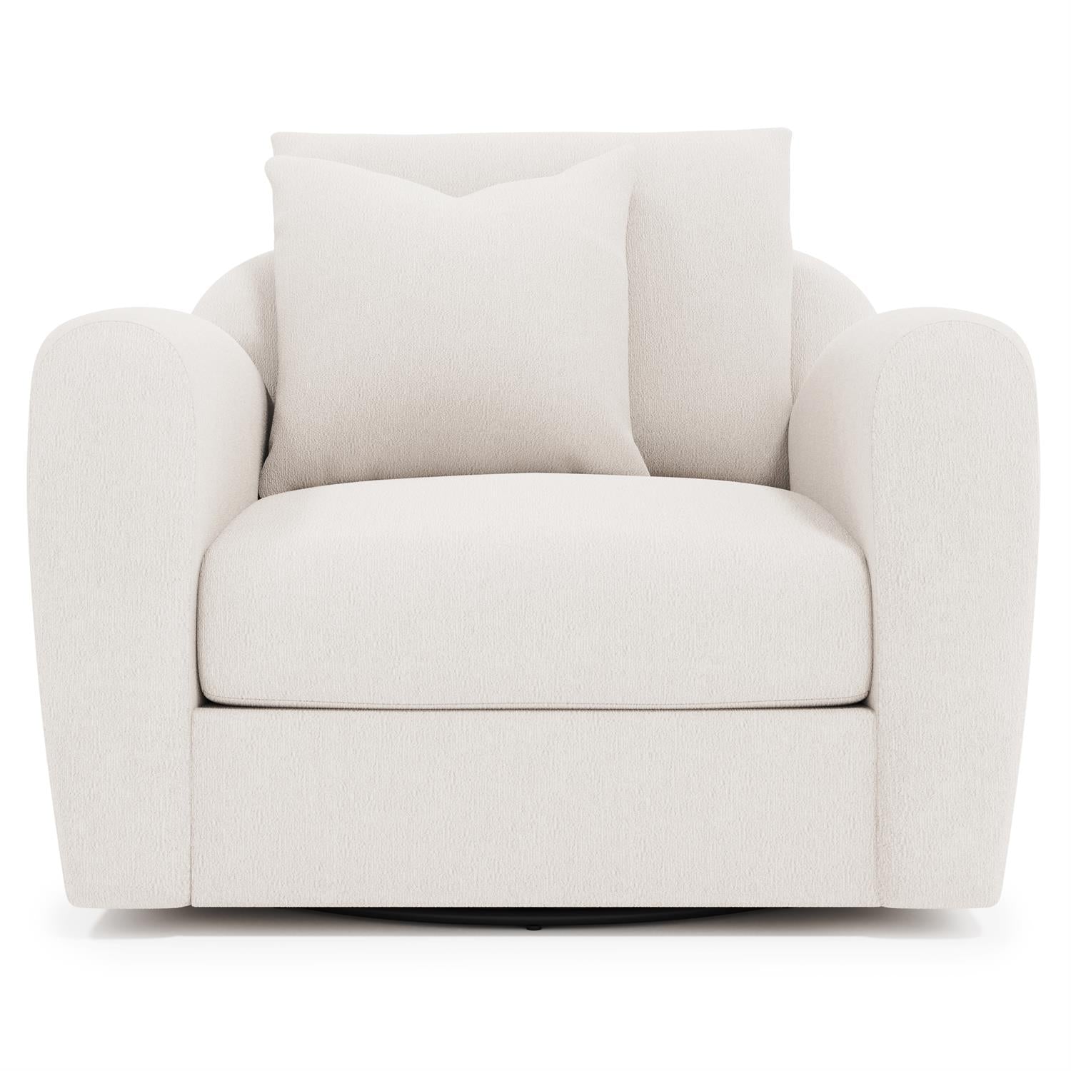 Bernhardt Asher Fabric Swivel Chair — P1052S