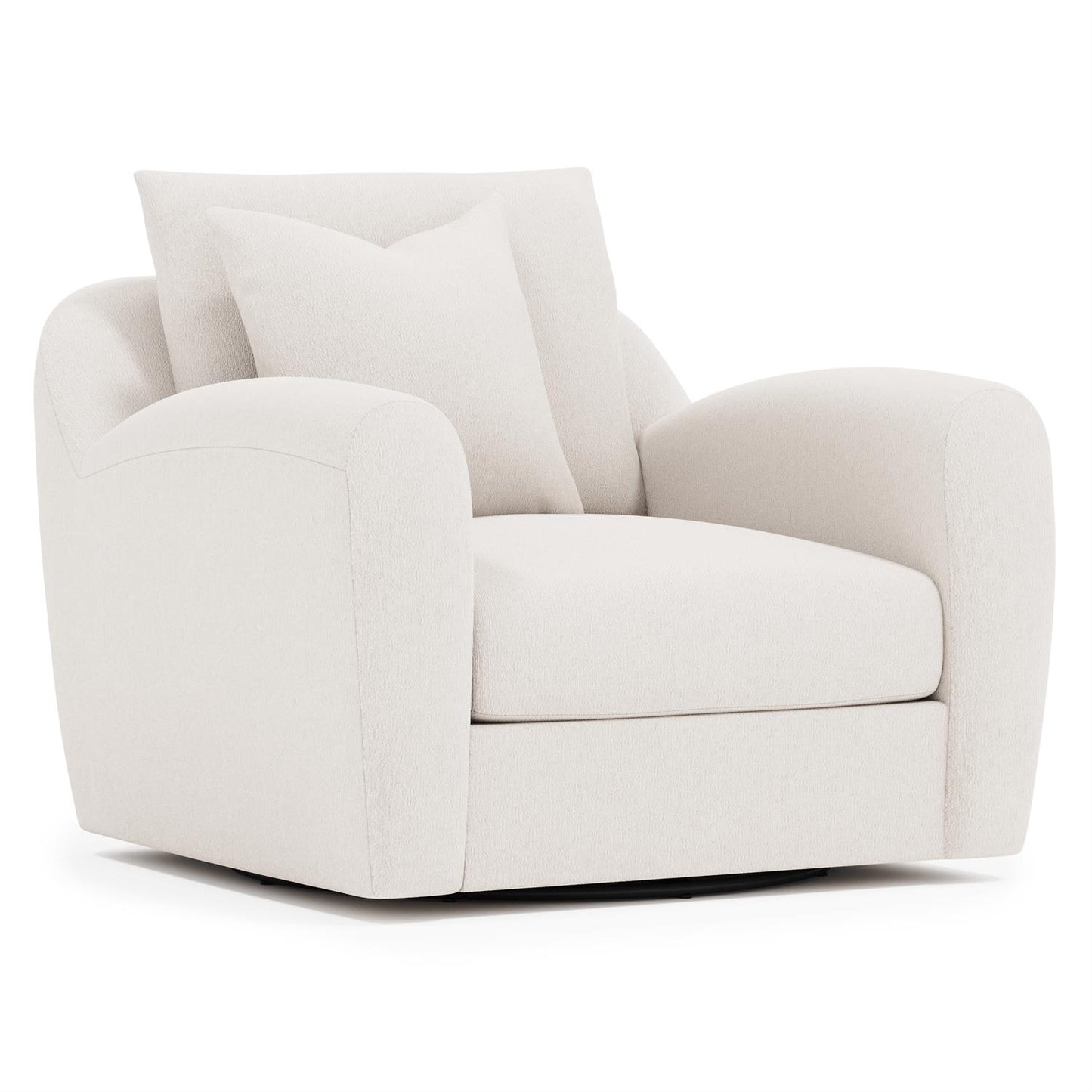 Bernhardt Asher Fabric Swivel Chair — P1052S