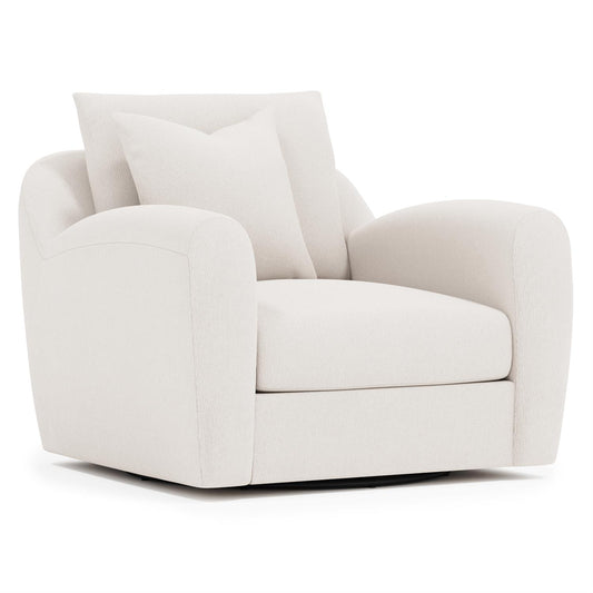 Bernhardt Asher Fabric Swivel Chair — P1052S