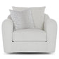 Bernhardt Asher Fabric Swivel Chair — P1052SA