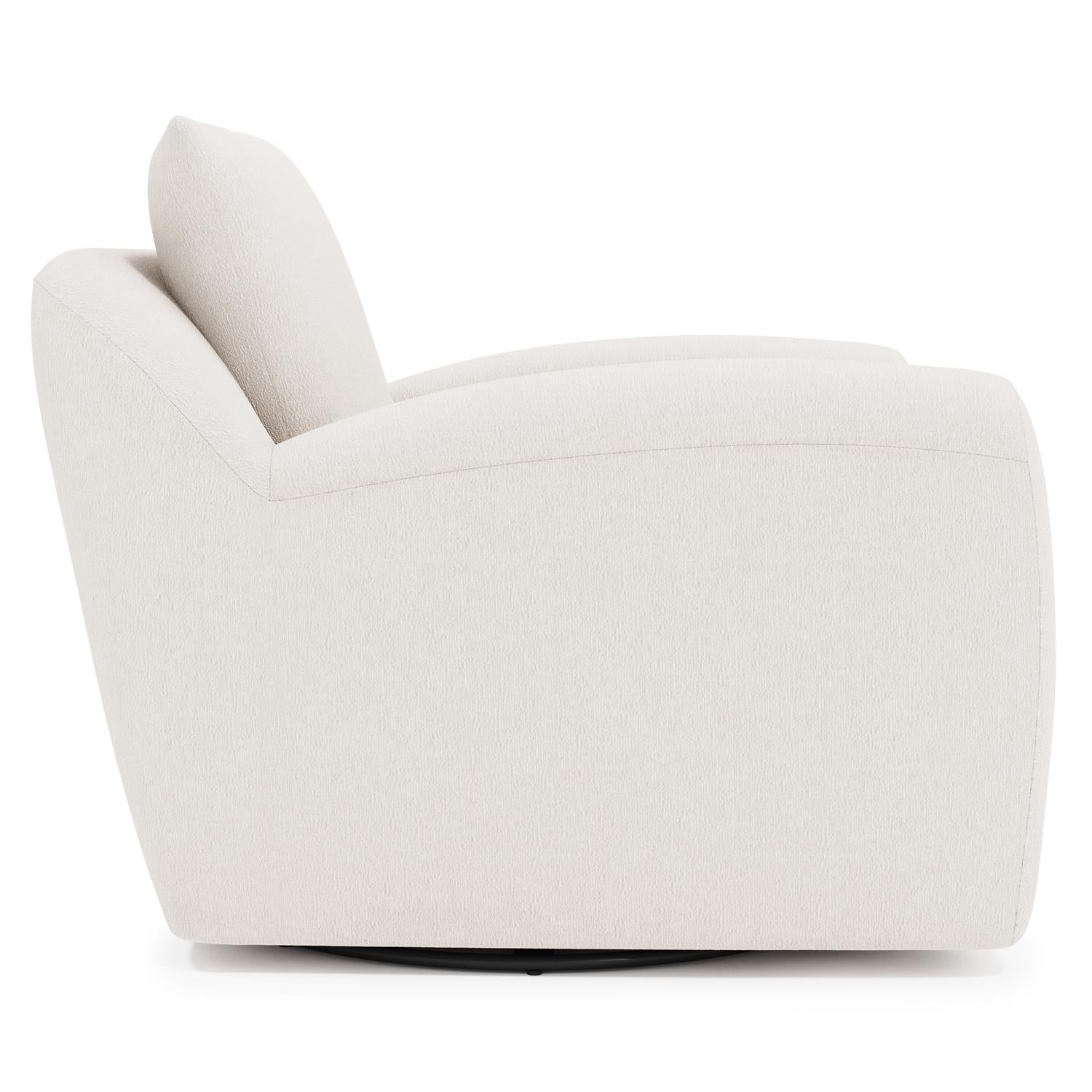 Bernhardt Asher Fabric Swivel Chair Without Pillows — P1052SY