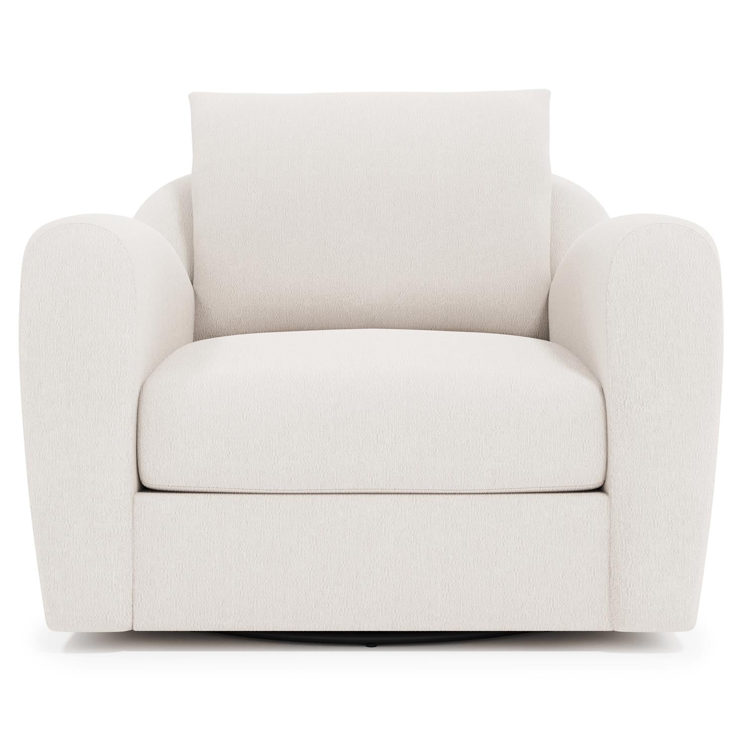 Bernhardt Asher Fabric Swivel Chair Without Pillows — P1052SY
