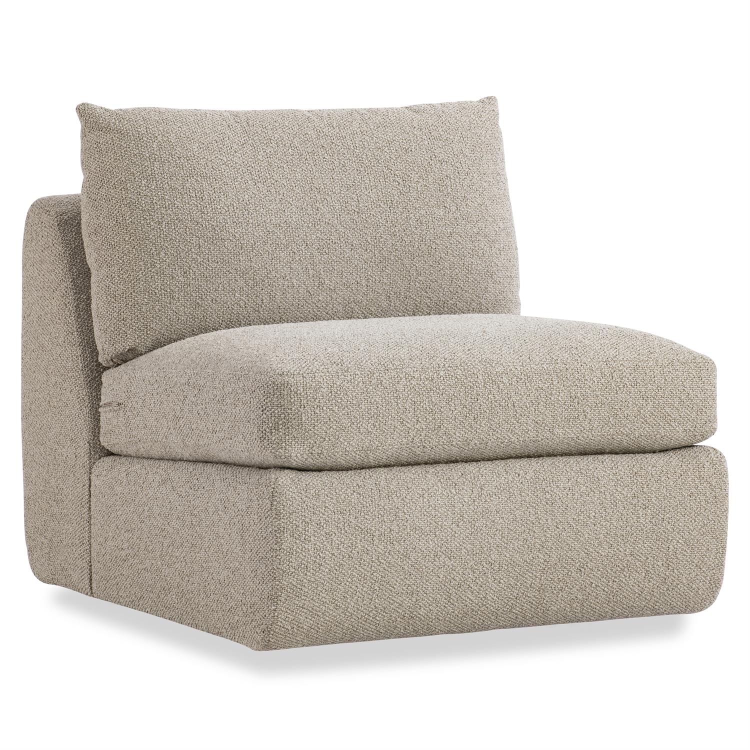Bernhardt Jules Fabric Armless Chair — P1830A