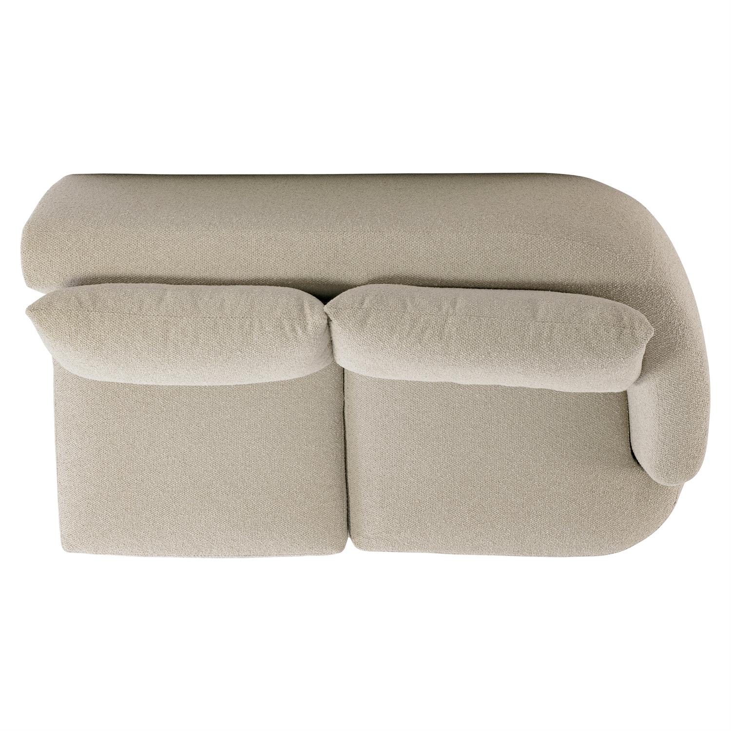 Bernhardt Jules Fabric Right Arm Loveseat — P1841A