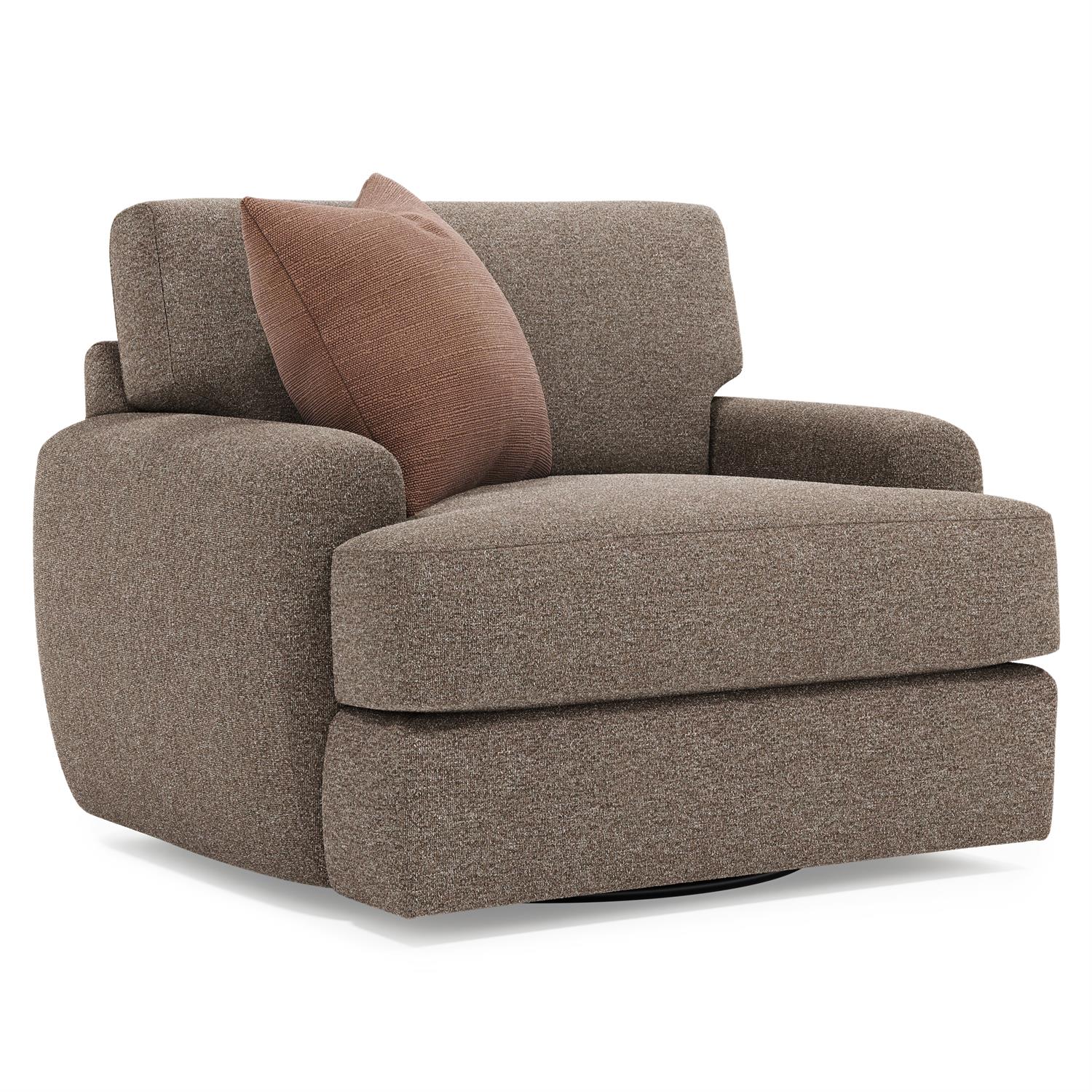 Bernhardt Cameron Fabric Swivel Chair — P1902SA