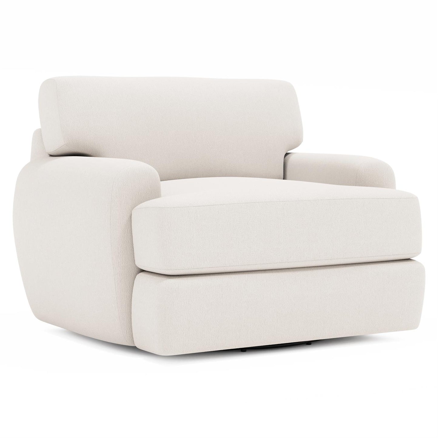 Bernhardt Cameron Fabric Swivel Chair Without Pillows — P1902SY
