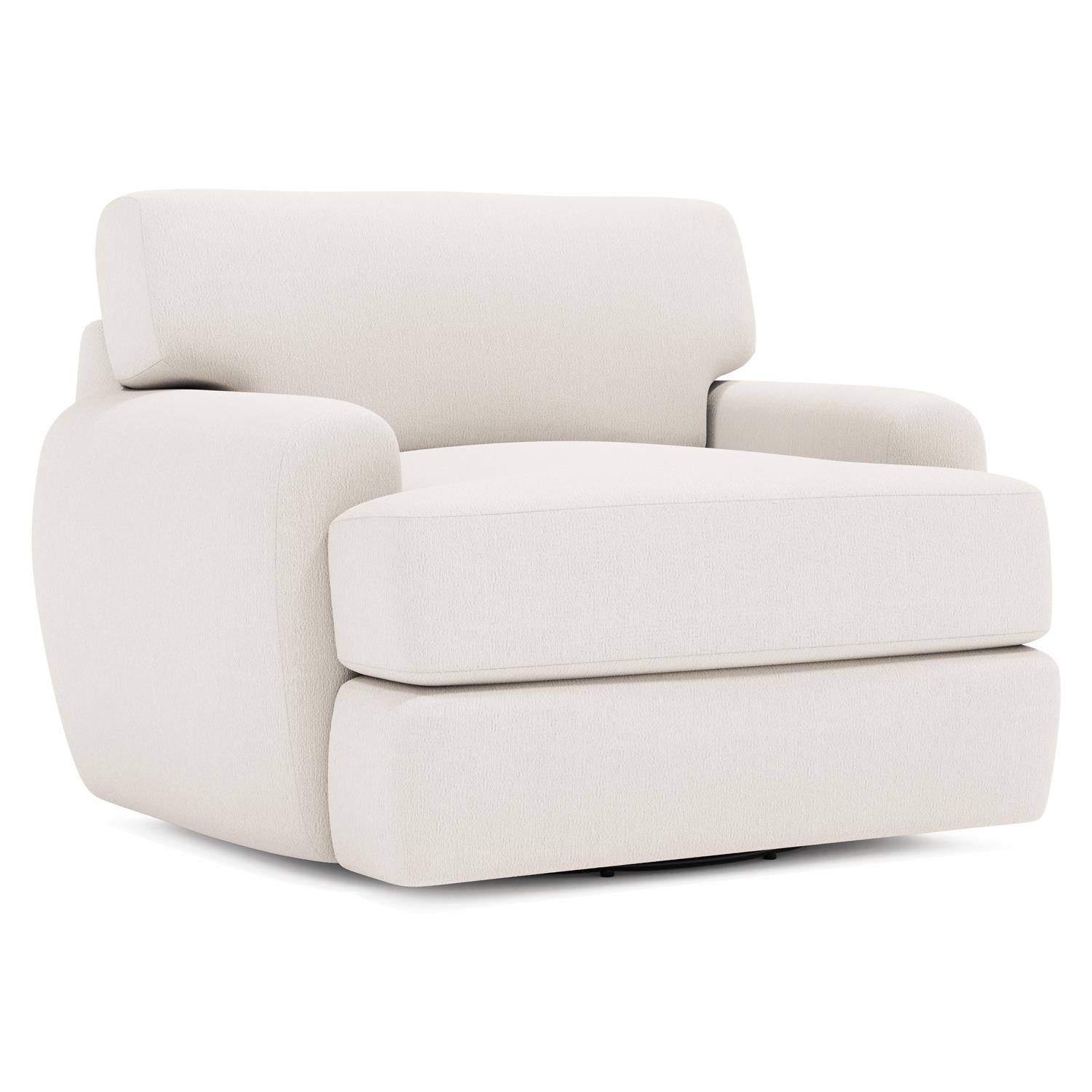 Bernhardt Cameron Fabric Swivel Chair Without Pillows — P1902SY