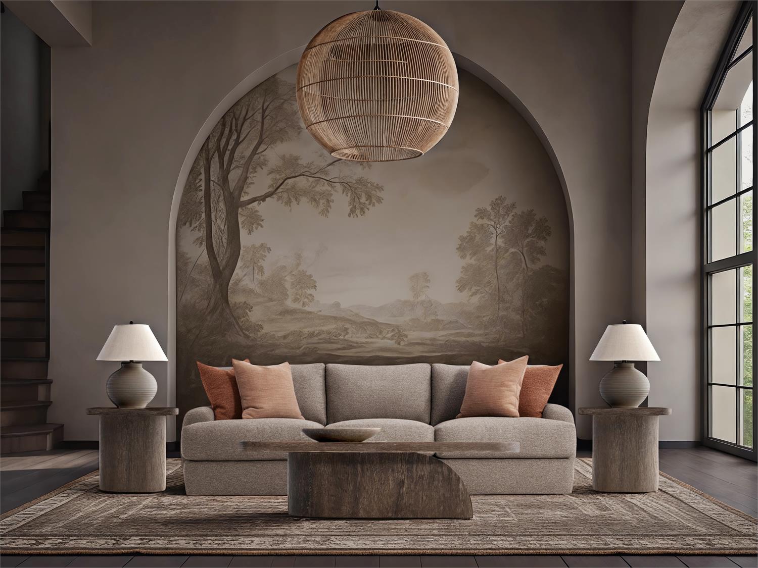 Bernhardt Cameron Fabric Sofa — P1907A