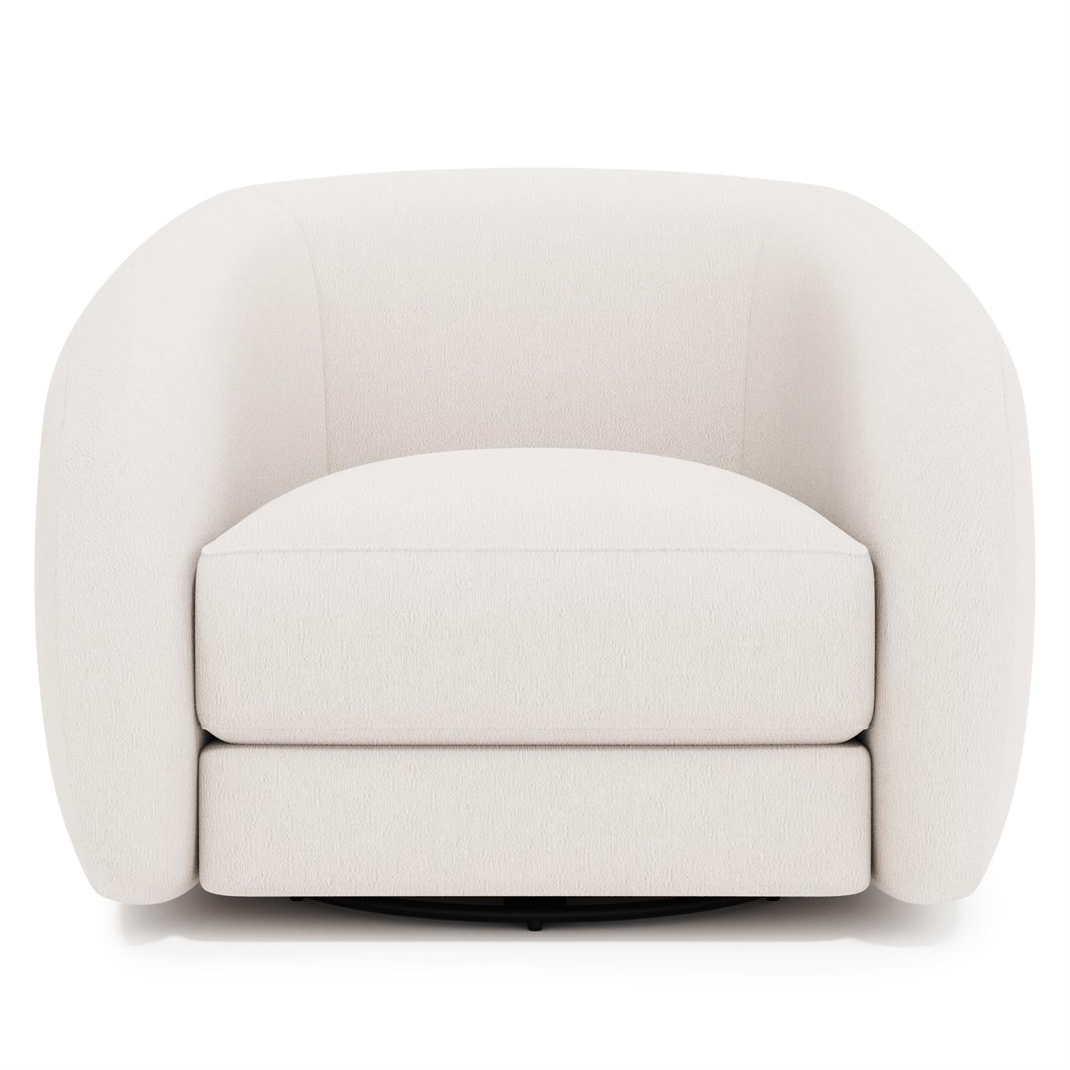 Bernhardt Austen Fabric Swivel Chair Without Pillows — P2372SY