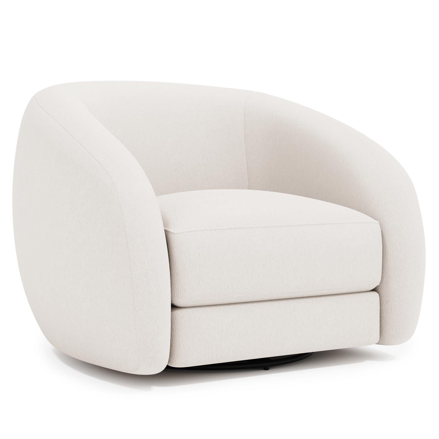 Bernhardt Austen Fabric Swivel Chair Without Pillows — P2372SY