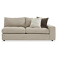 Bernhardt Nest Fabric Right Arm Loveseat — P3341B