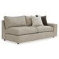 Bernhardt Nest Fabric Right Arm Loveseat — P3341B