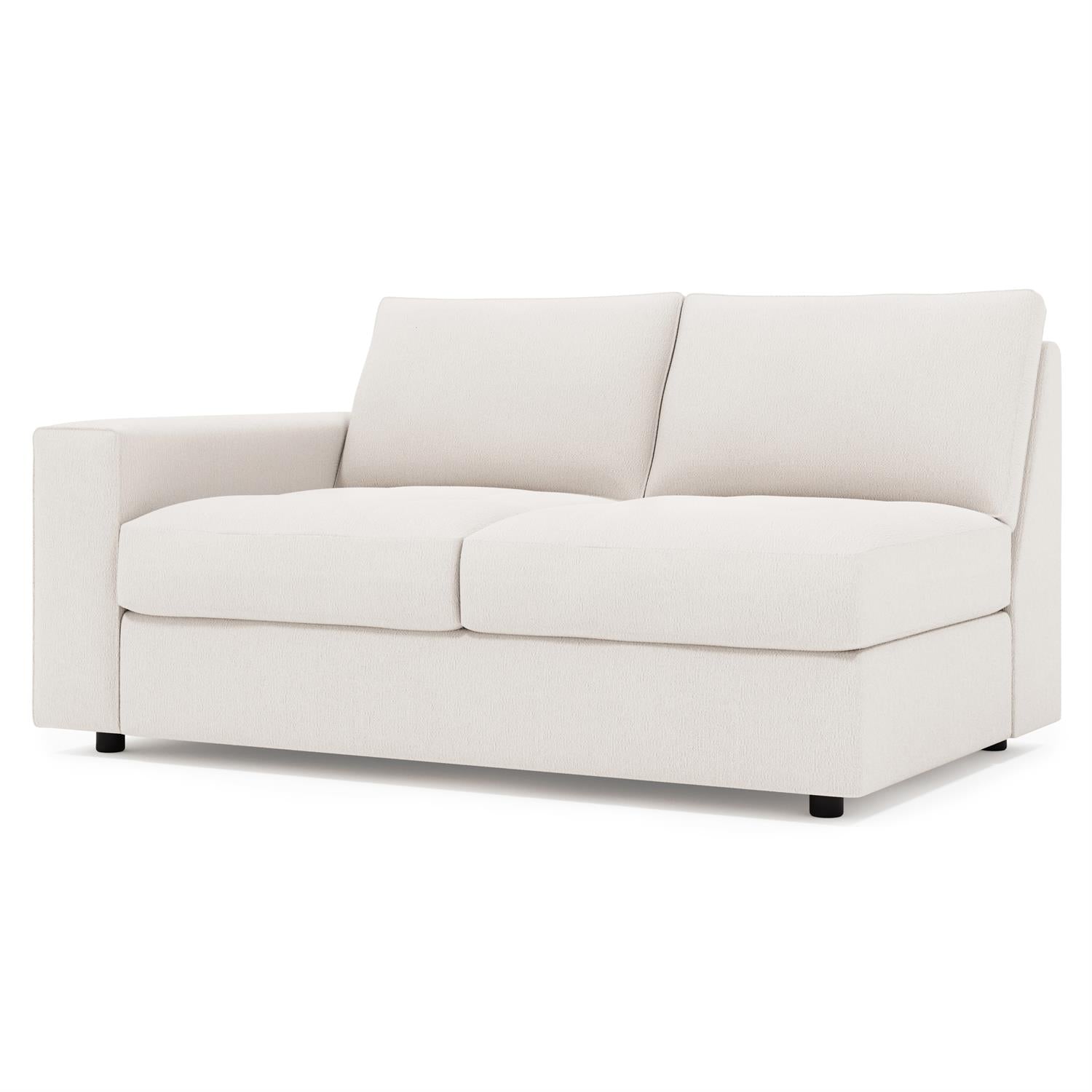 Bernhardt Nest Fabric Left Arm Loveseat — P3342