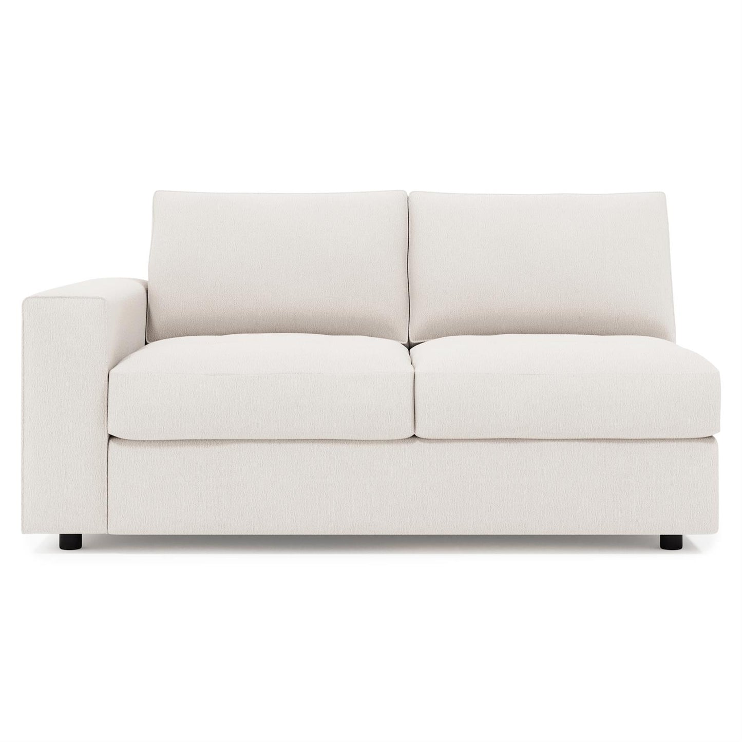 Bernhardt Nest Fabric Left Arm Loveseat Without Pillows — P3342Y