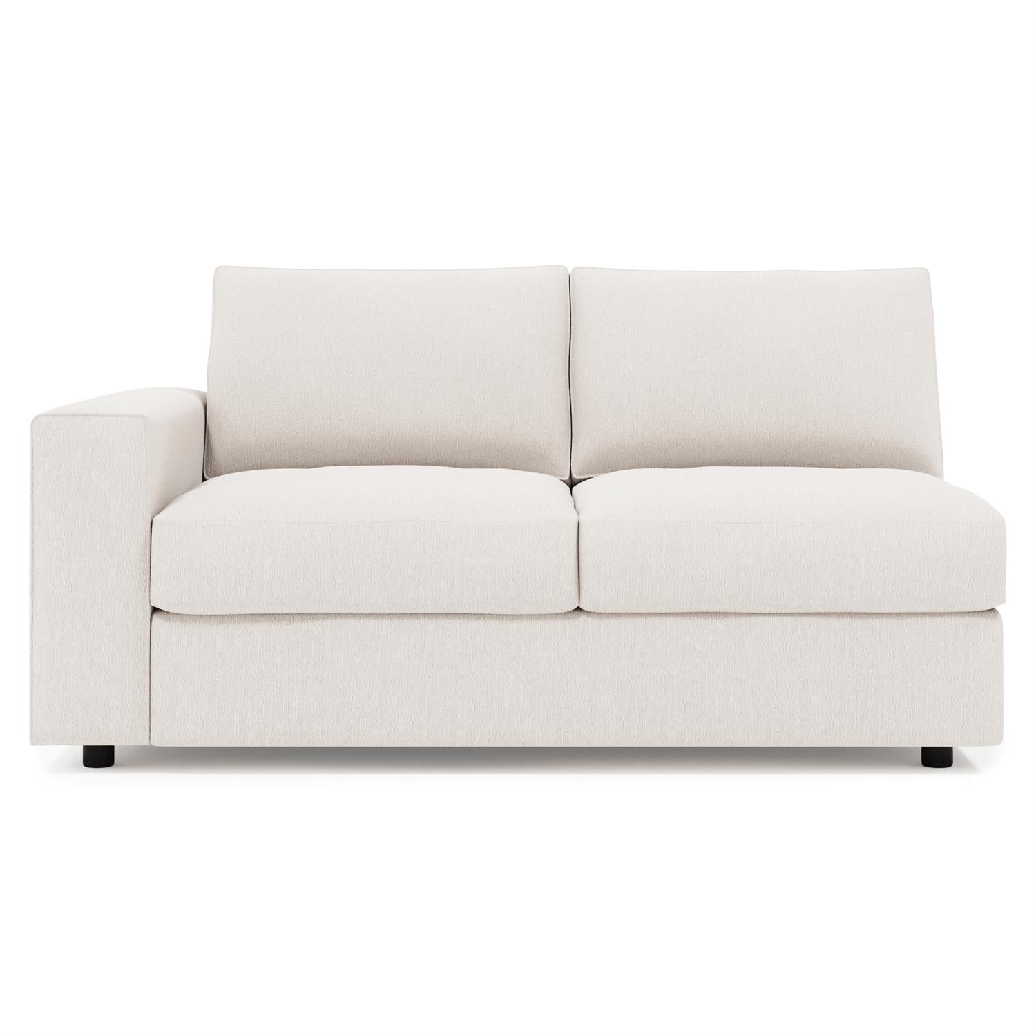 Bernhardt Nest Fabric Left Arm Loveseat Without Pillows — P3342Y