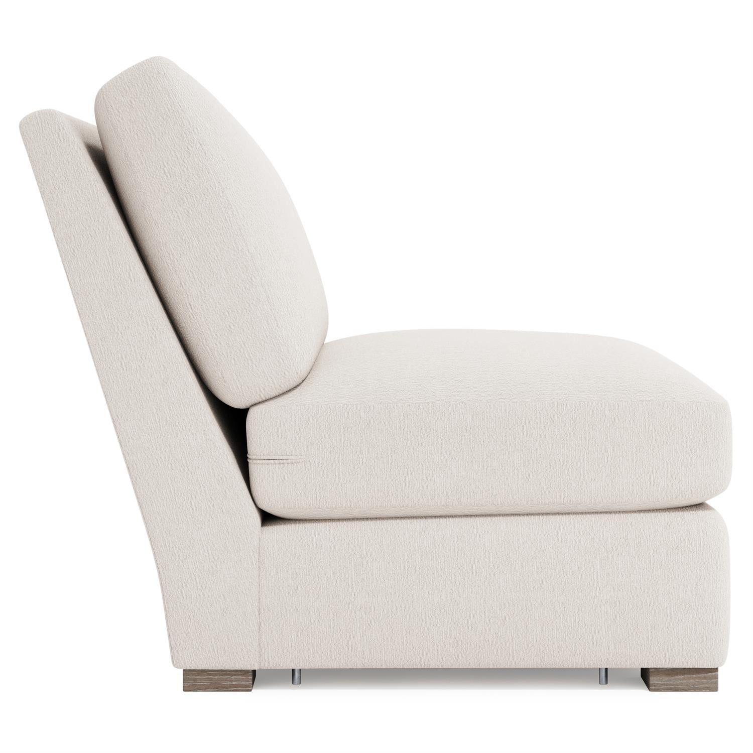 Bernhardt Ventura Fabric Armless Chair — P3530