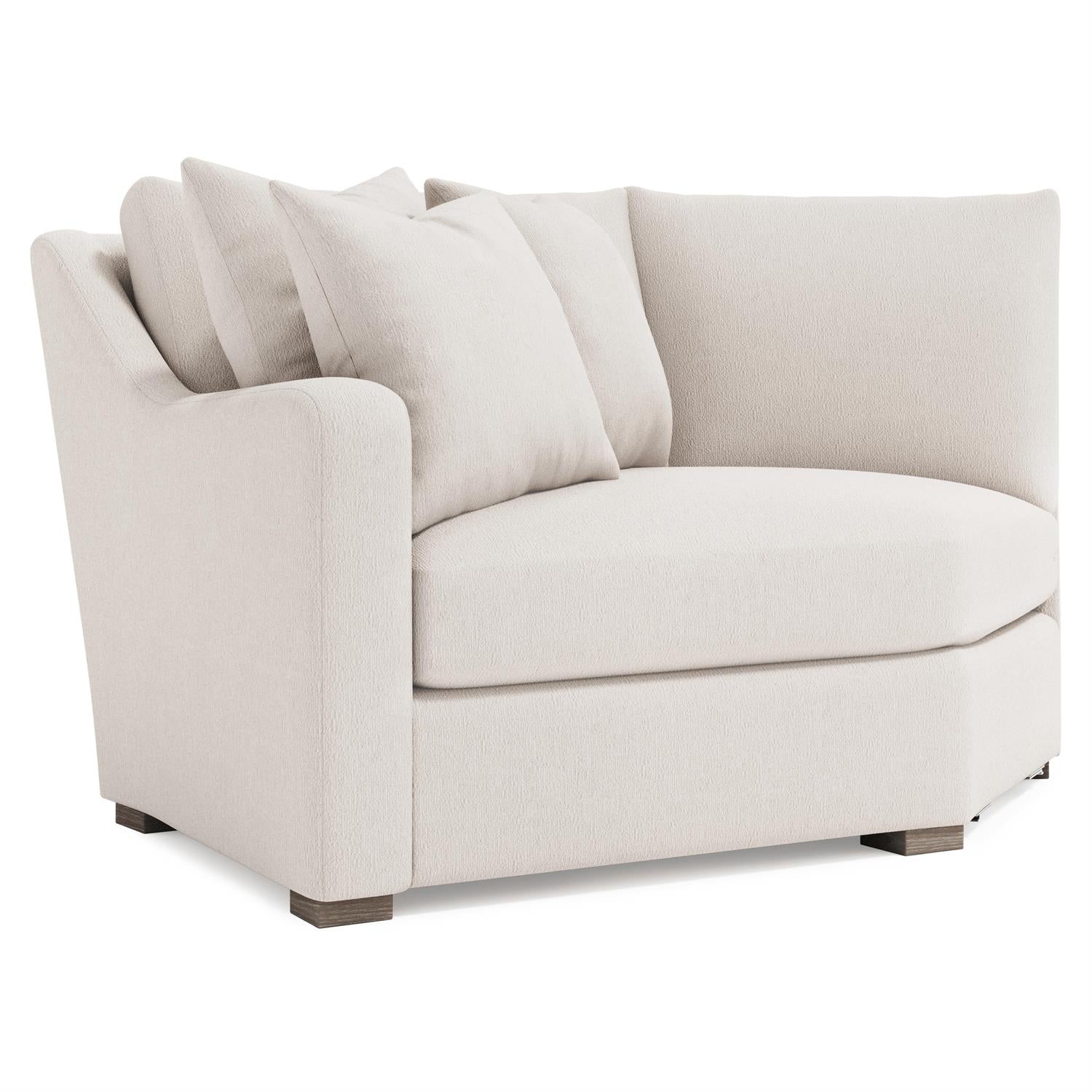 Bernhardt Ventura Fabric Left Arm Cuddler — P3534