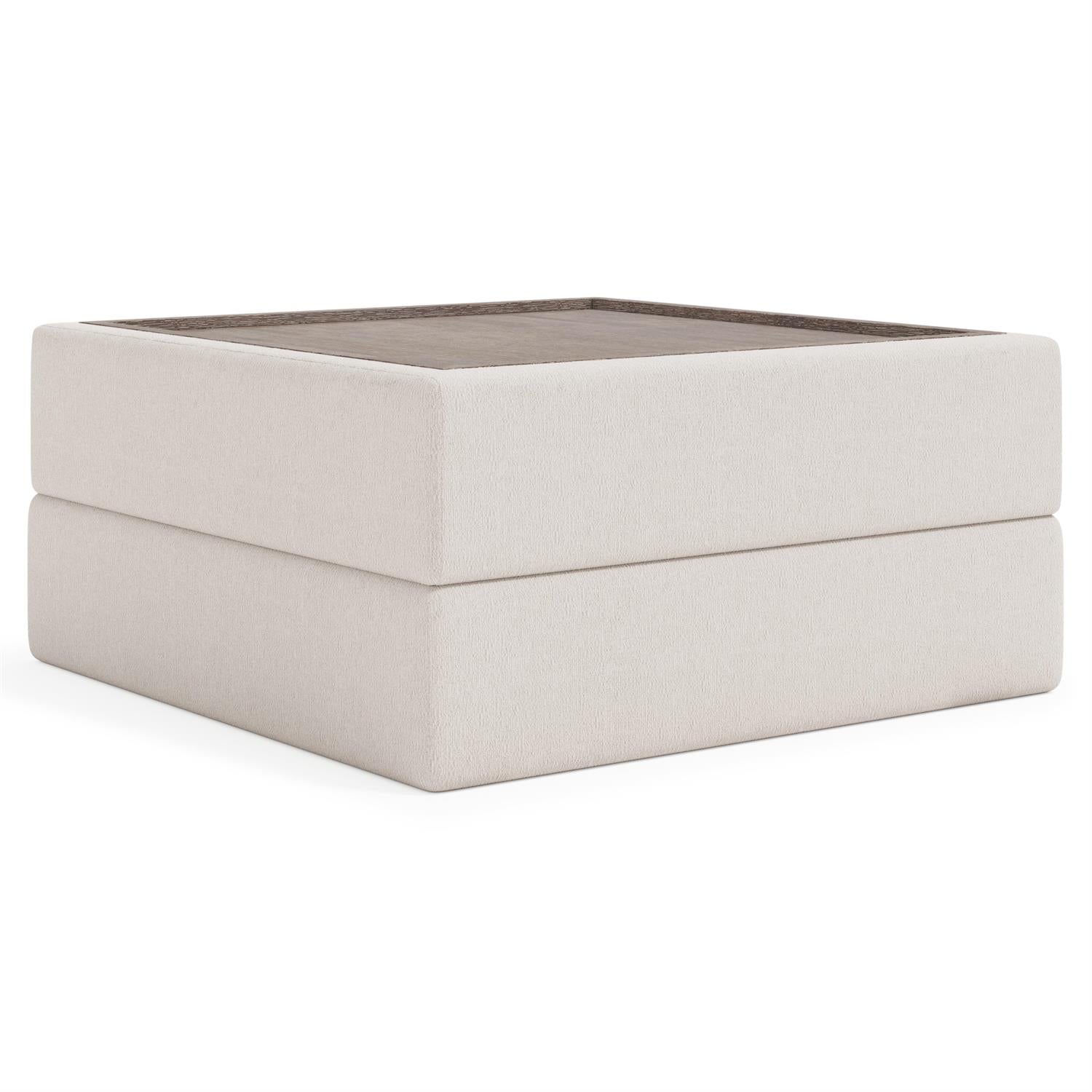 Bernhardt Vista Fabric Ottoman — P4000