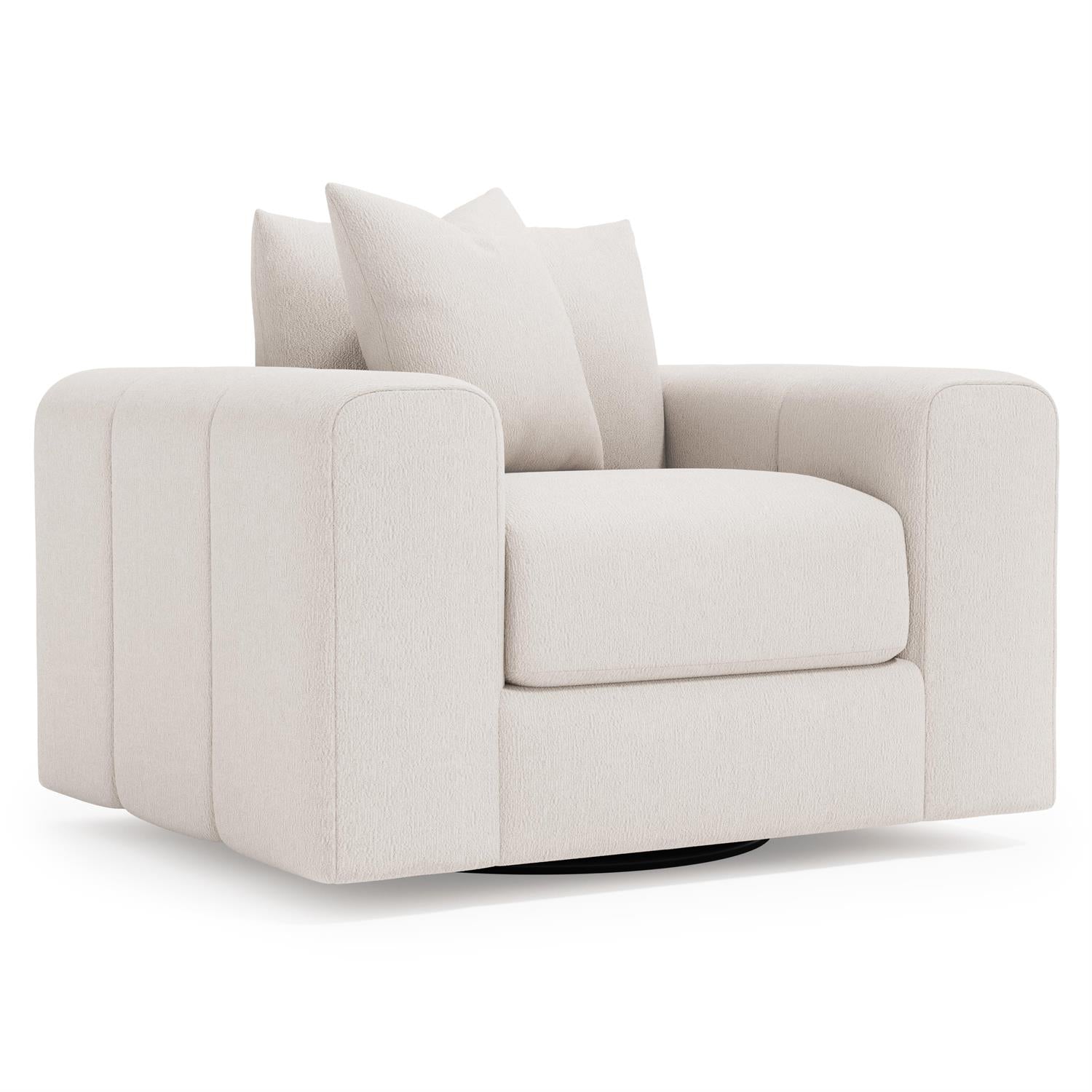 Bernhardt Vista Fabric Swivel Chair — P4002S