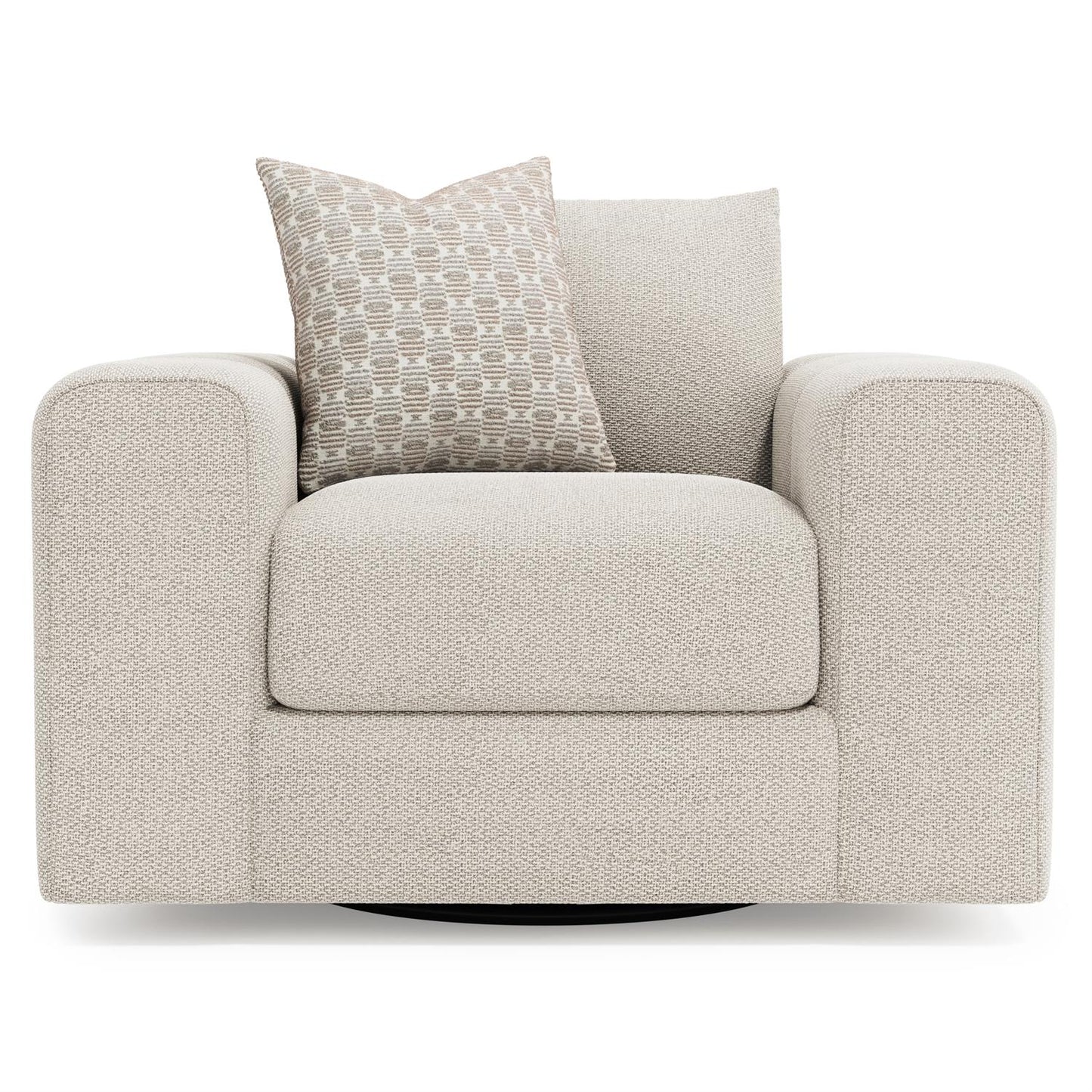 Bernhardt Vista Fabric Swivel Chair — P4002SA