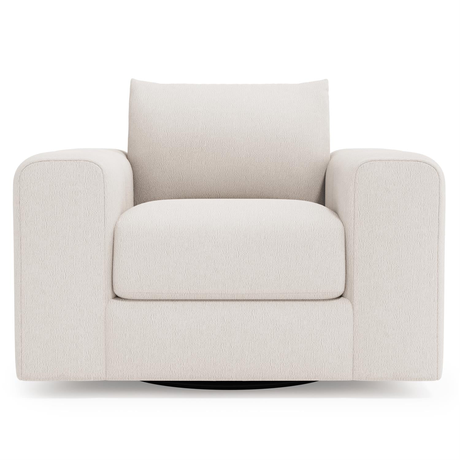 Bernhardt Vista Fabric Swivel Chair Without Pillows — P4002SY