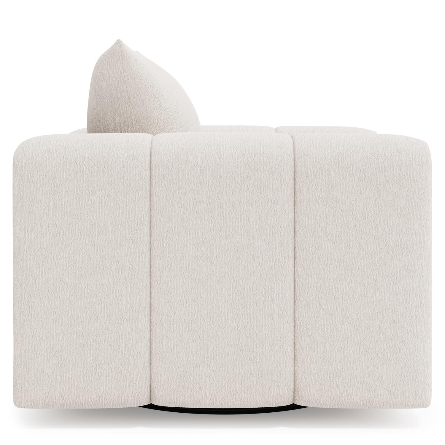 Bernhardt Vista Fabric Swivel Chair Without Pillows — P4002SY