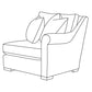 Bernhardt Keirnan Fabric Right Arm Chair — P4335A