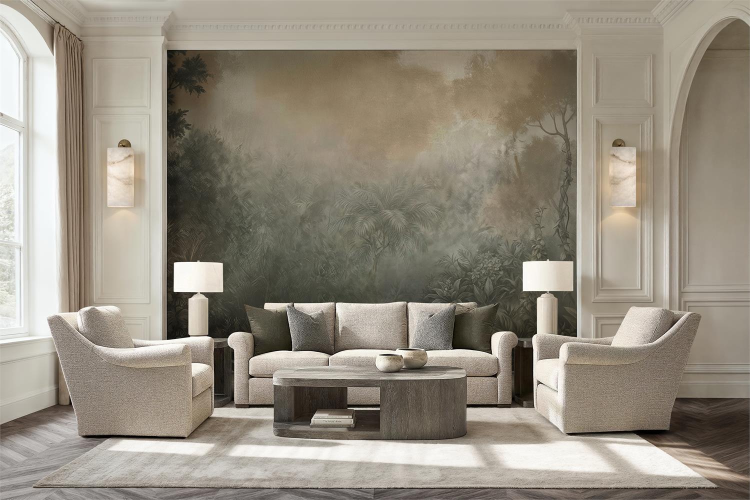 Bernhardt Keirnan Fabric Sofa — P4367A