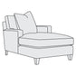 Bernhardt Mila Fabric Chaise — P6489
