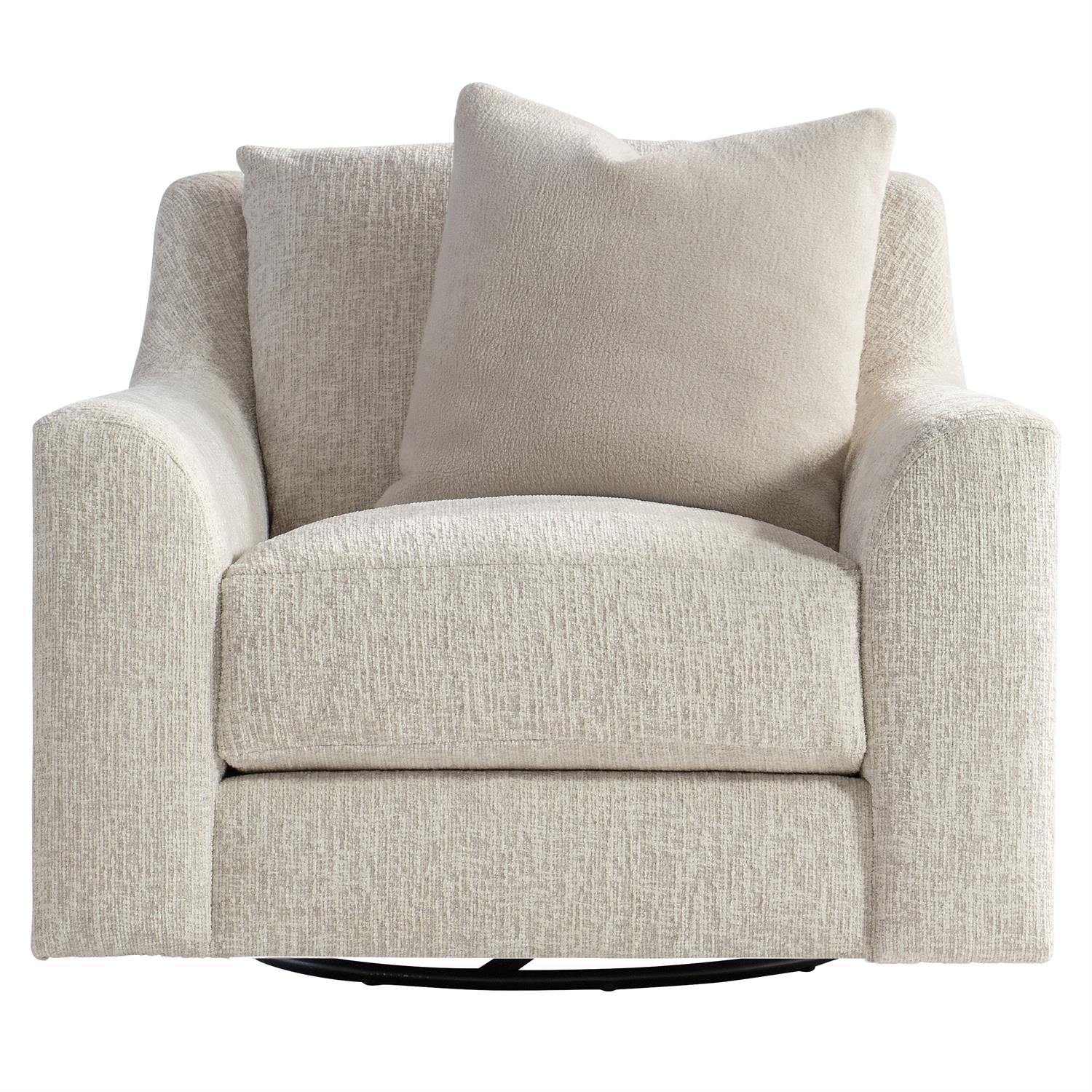Bernhardt Gabi Fabric Swivel Chair — P7082SA