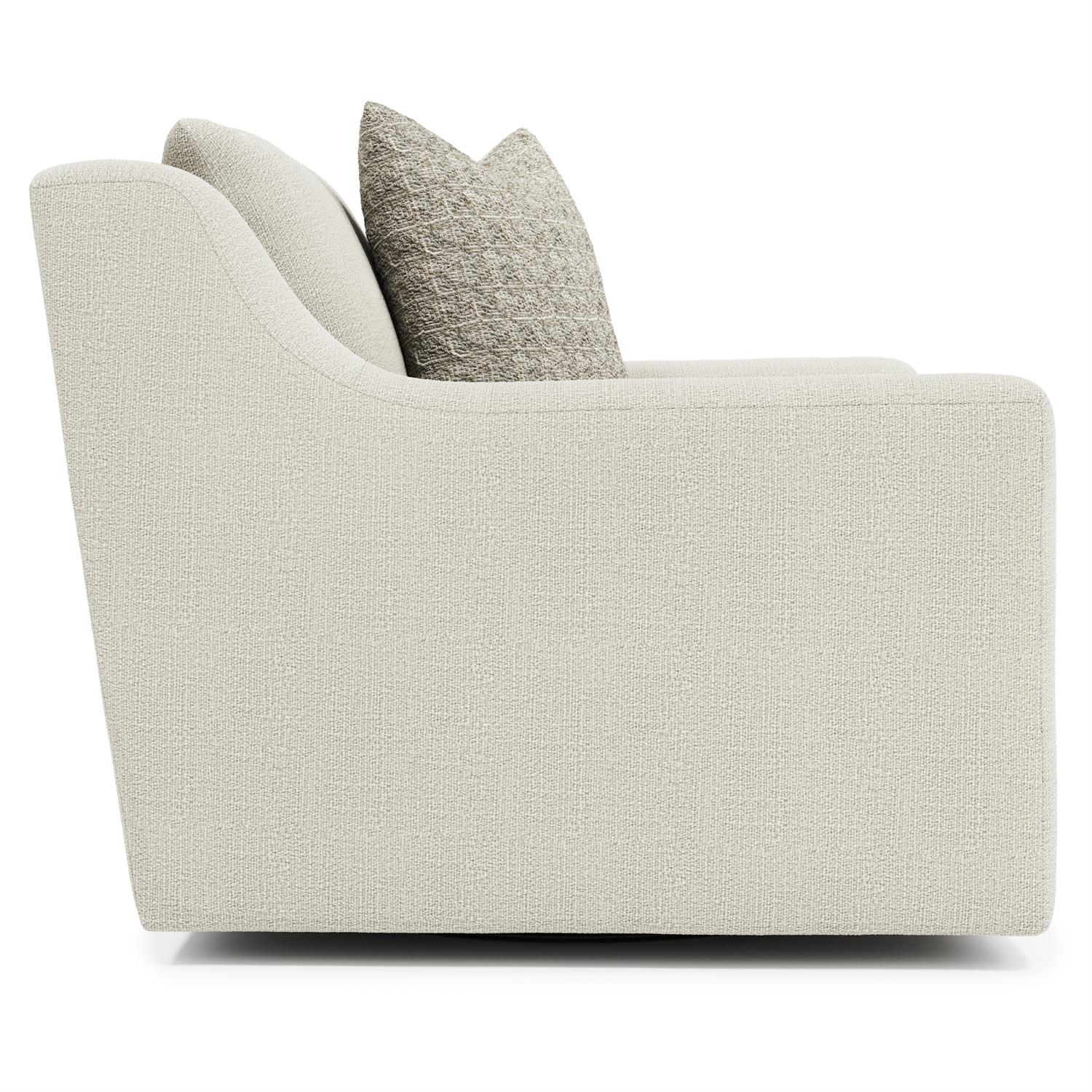 Bernhardt Gabi Fabric Swivel Chair — P7082SB