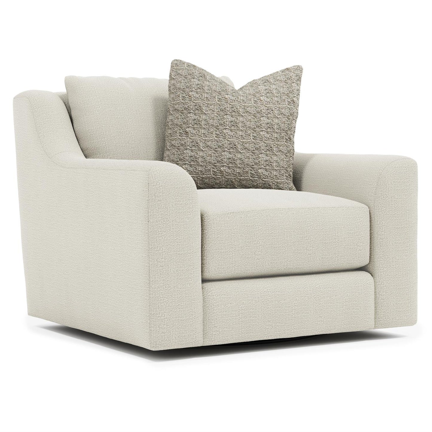 Bernhardt Gabi Fabric Swivel Chair — P7082SB