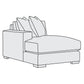 Bernhardt Drew Fabric Left Arm Chaise — P7538