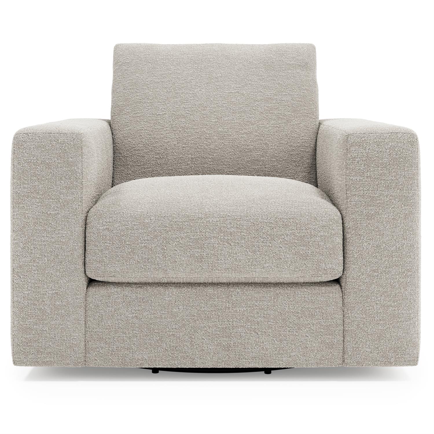 Bernhardt Drew Fabric Swivel Chair — P7952SC